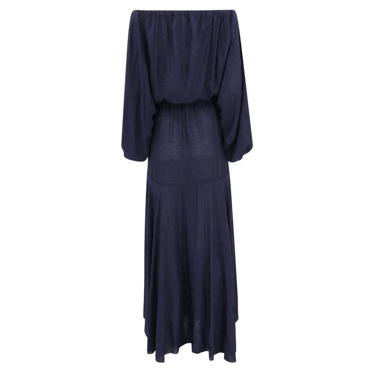 Natalia Silk Off Shoulder Maxi Dress image number null