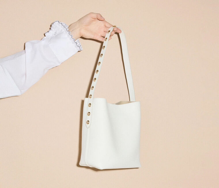 Fiona Small Studded Tote Bag image number null