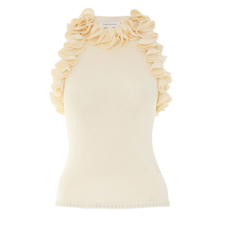 Matchmaker Ruffle Neck Top image number null