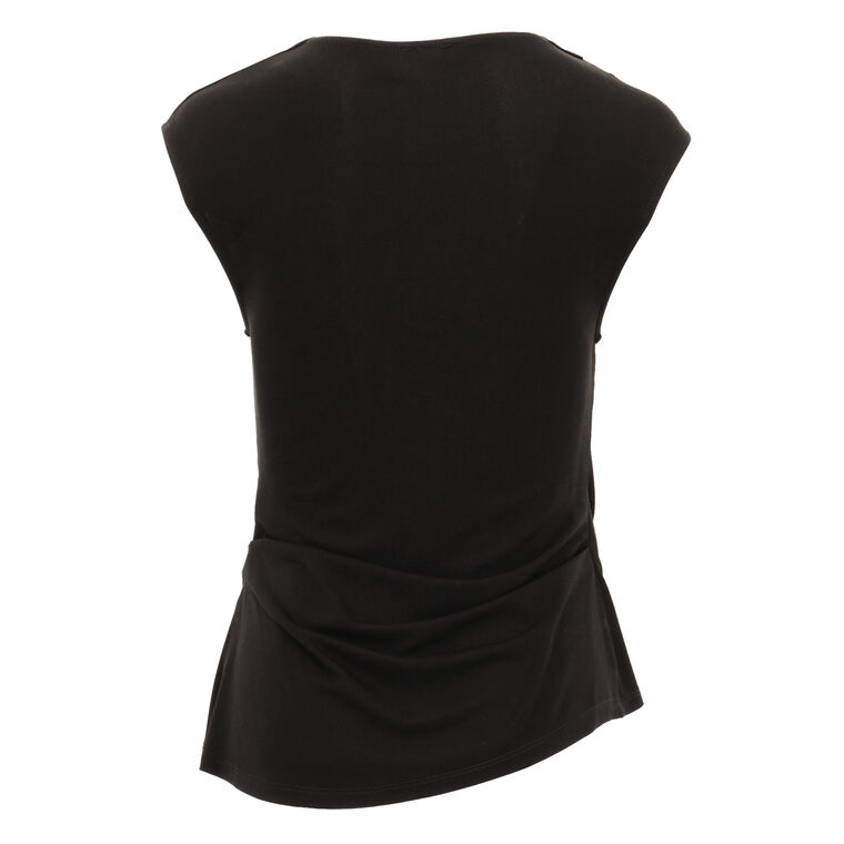 Casmi Ruched Stretch Jersey Sleeveless Top image number null