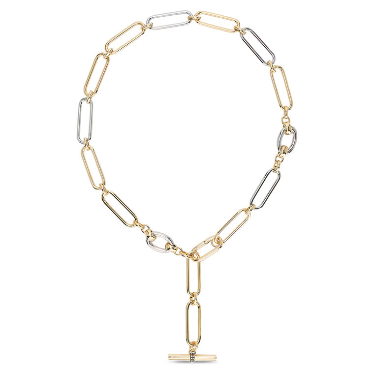 Theo Paper Clip Chain Necklace image number null