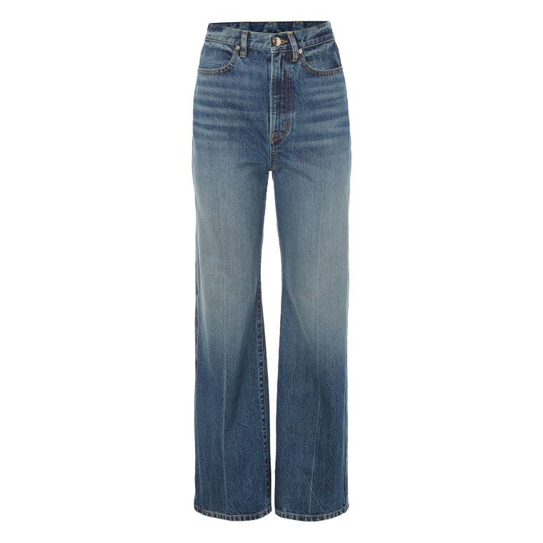 The Quinn High Rise Straight-Leg Jean image number null