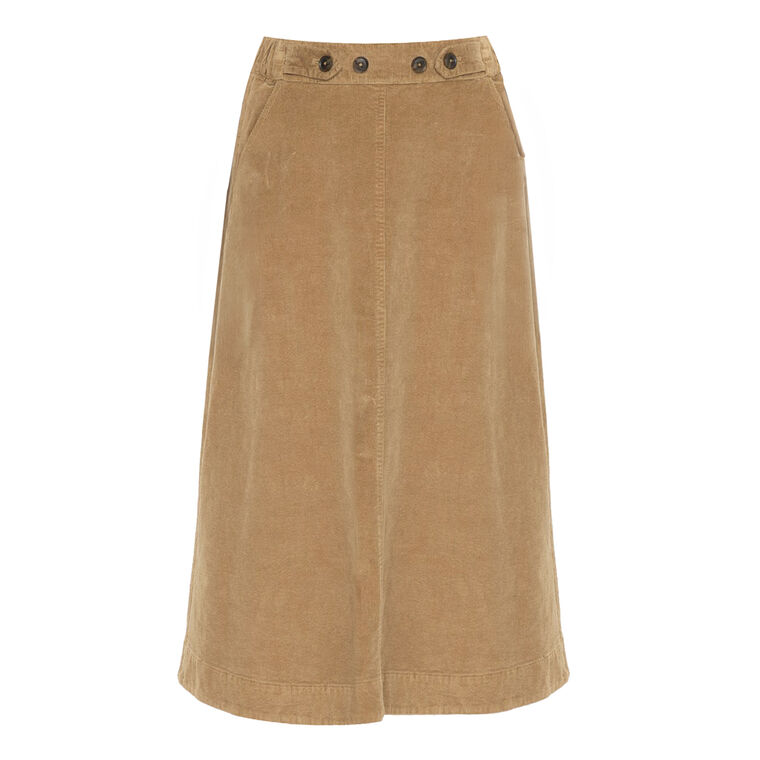 Garret Corduroy Midi Skirt image number null