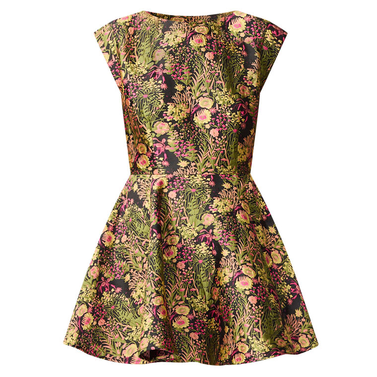 Cindy Short Sleeve A-Line Mini Dress image number null