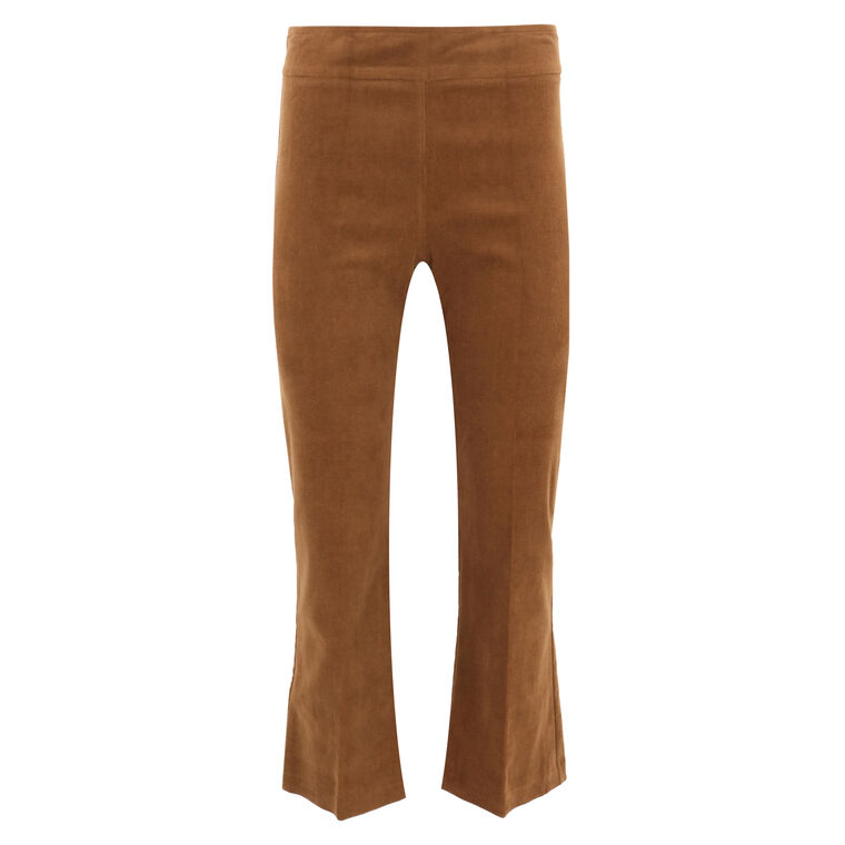 Leo Fine Corduroy Crop Flare Pant image number null