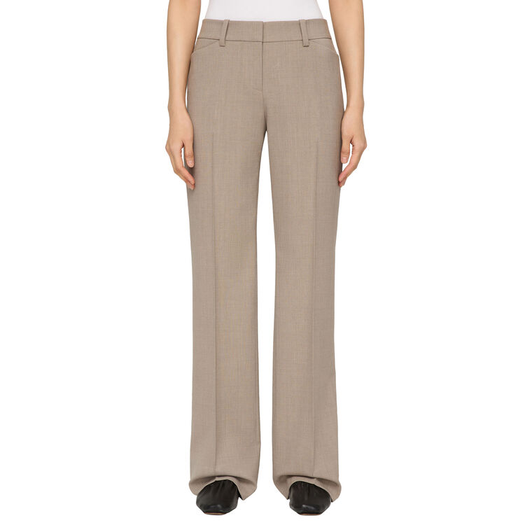 Responsible Stretch Wool Reade Mid-Rise Straight Leg Pant image number null