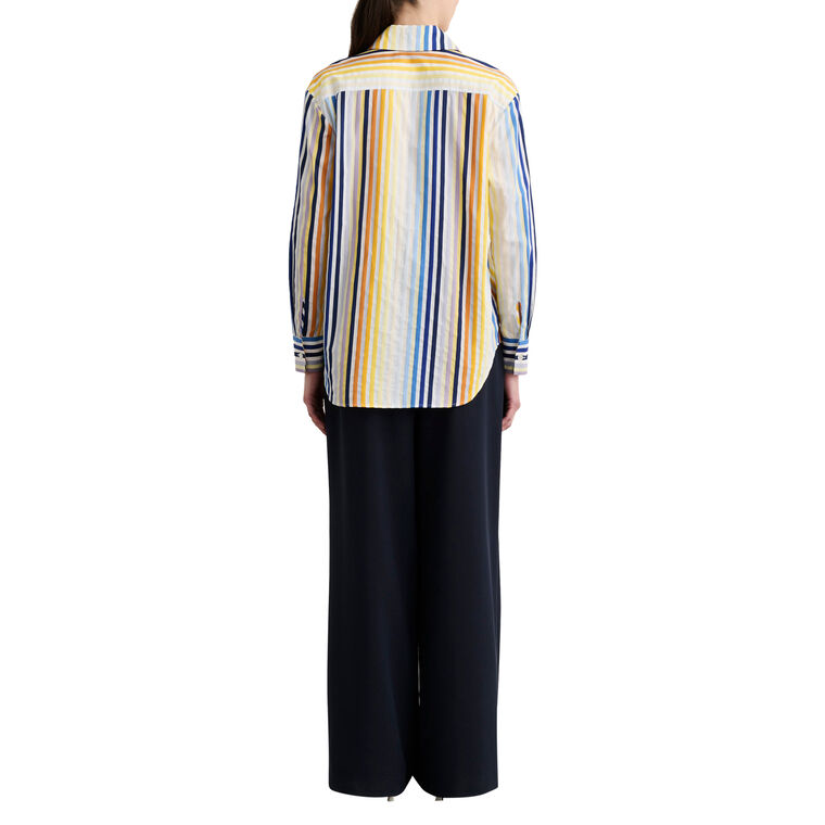 Brennan Long Sleeve Boyfriend Shirt image number null