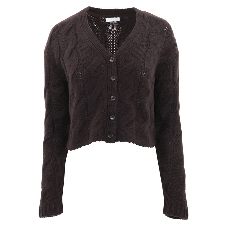Jolie Cable Knit Cardigan image number null