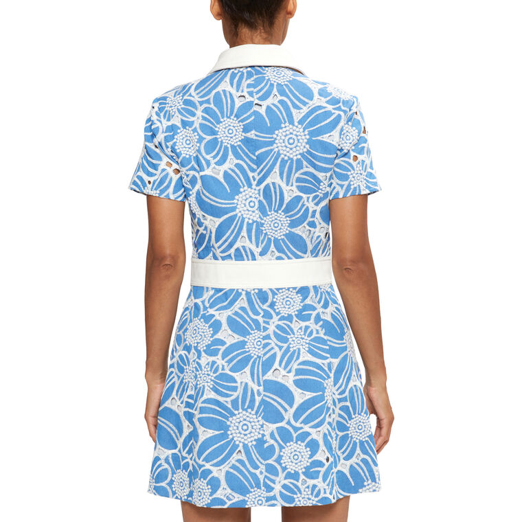 Shannon Chambray Button Down Mini Dress image number null