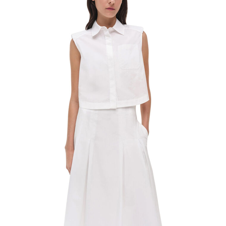 Winslow Sleeveless Cropped Shirt image number null