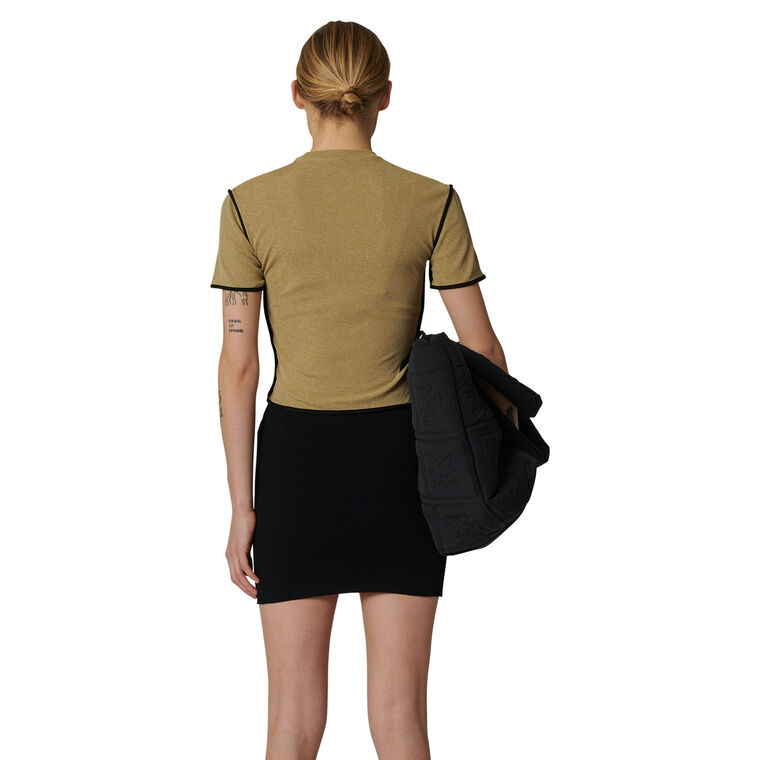 Sabelle Cropped Mesh Jersey Top image number null