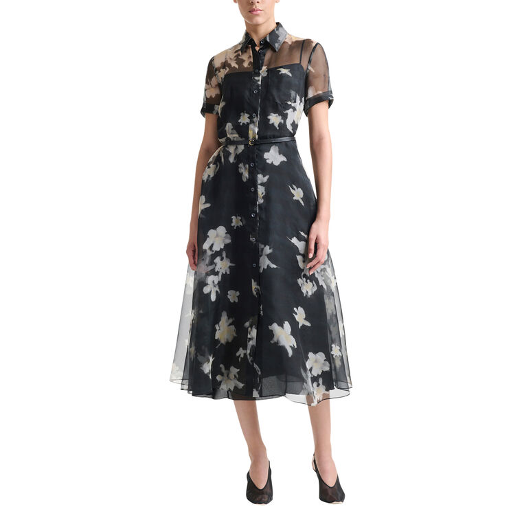 Kiera Short Sleeve Midi Dress image number null