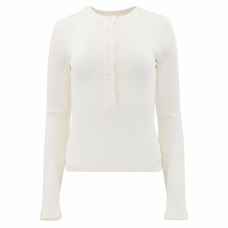 Varra Long Sleeve Henley Top image number null