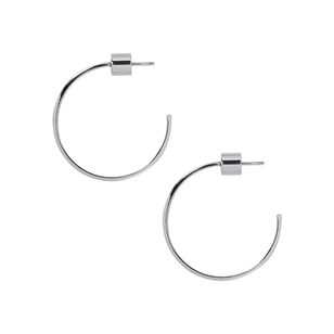 1 Inch Flat Thread Mini Hoops