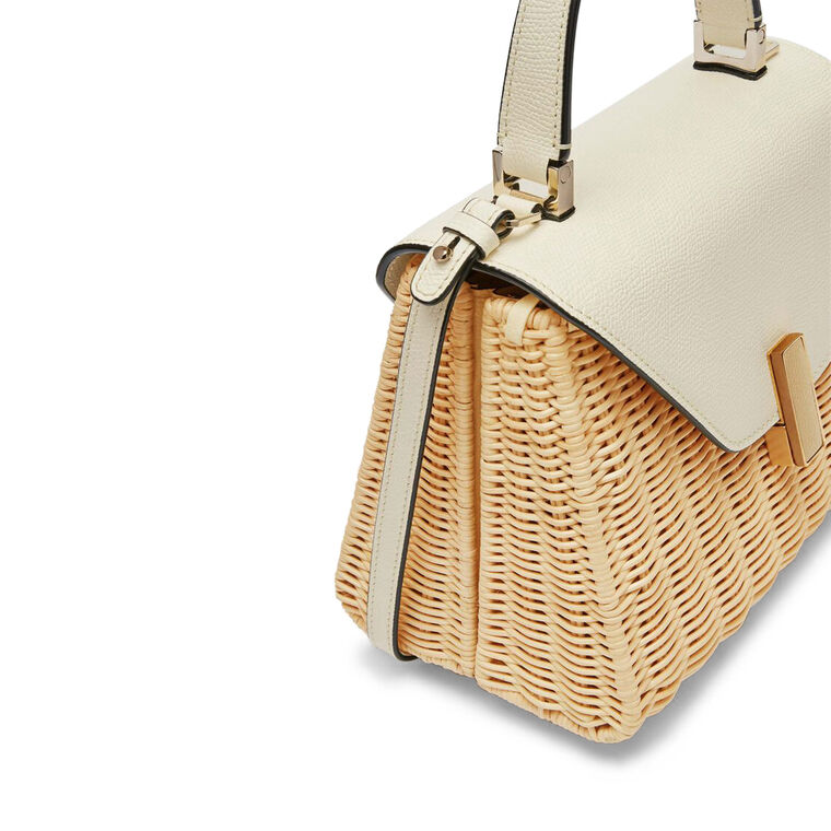 Iside Wicker Top Handle Mini Bag image number null