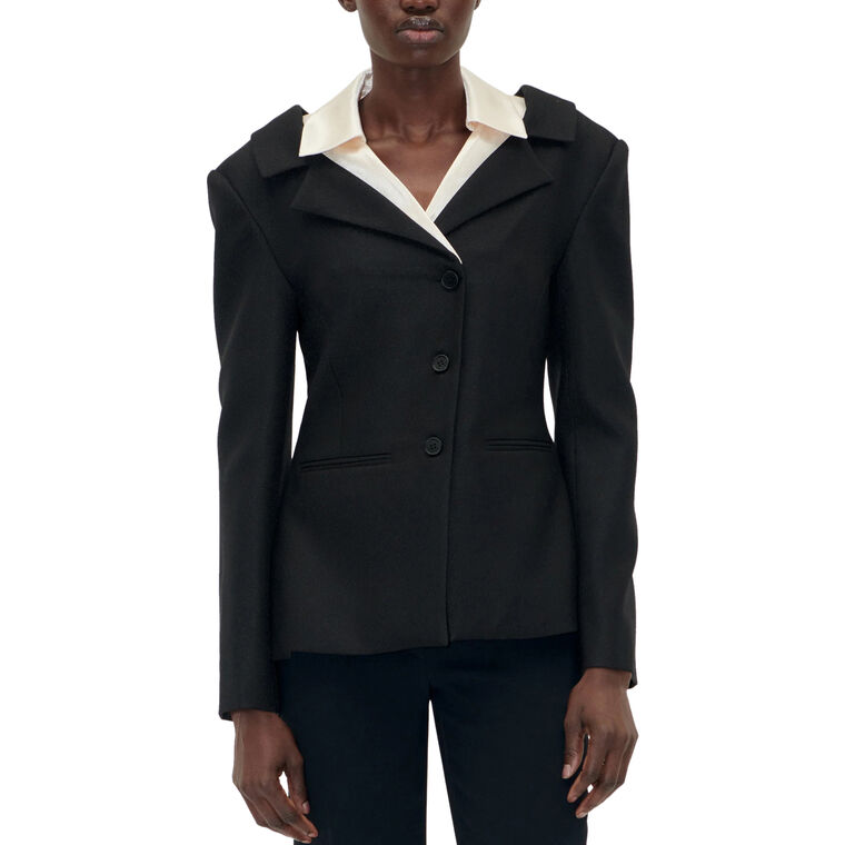 Double Collar Tailored Jacket image number null