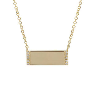 Petite Name Plate Necklace
