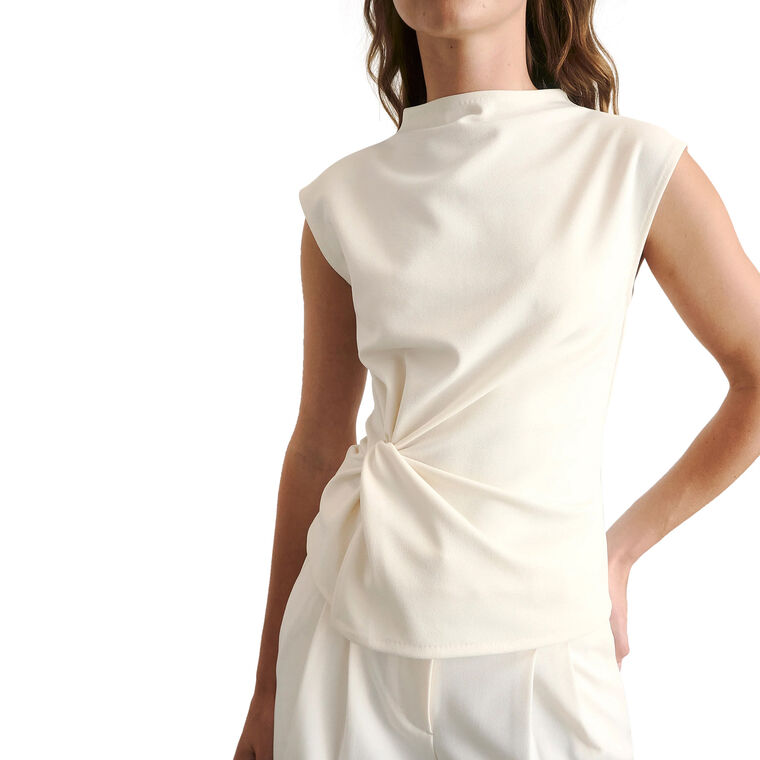 Robin Cap Sleeve Mock Neck Top image number null