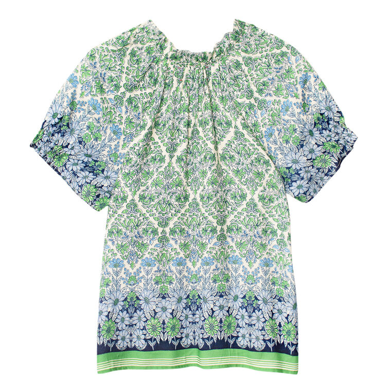 Aivy Short Sleeve V-Neck Top image number null