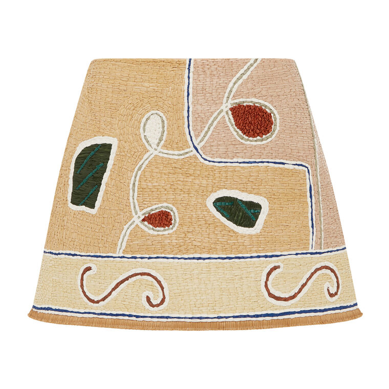Velora Raffia Mini Skirt image number null