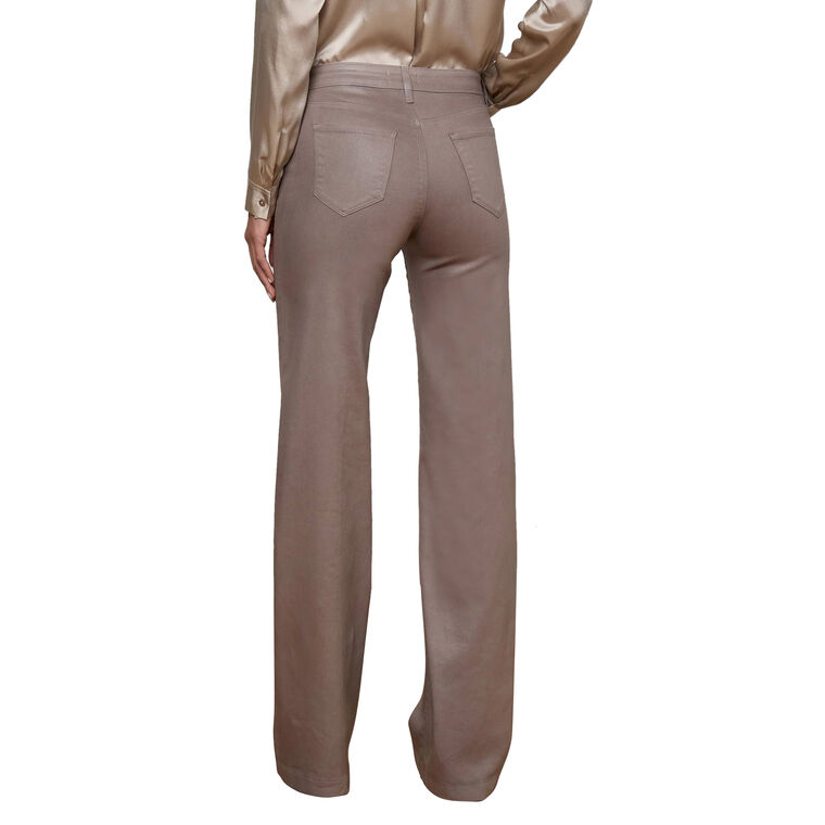 Clayton Coated Wide-Leg Jean image number null