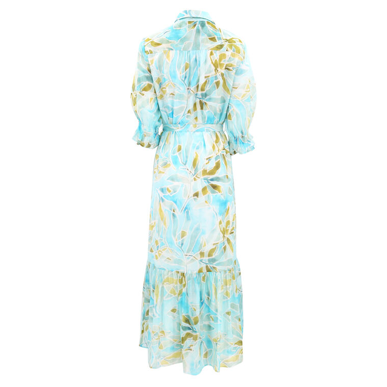 Sienna Puff Sleeve Self Tie Dress image number null