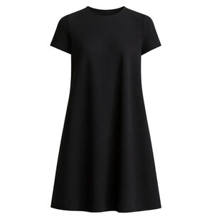 Bias Short Sleeve Mini Dress