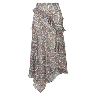 Eleonora Silk Midi Skirt