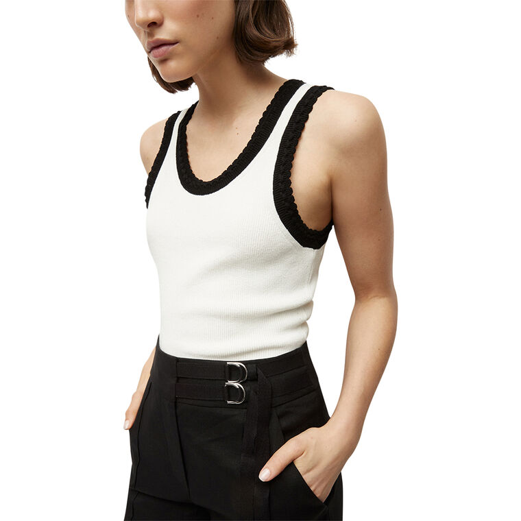 Sandra Ribbed Tank image number null