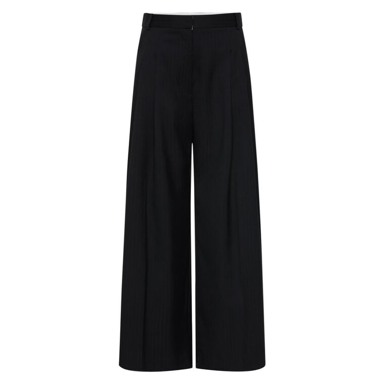 Side Stripe Homme Mid-Rise Wide-Leg Pant image number null
