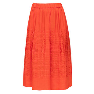 Zora Pleated Midi Skirt