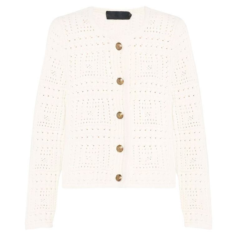 Harry Long Sleeve Cashmere Sweater Jacket image number null