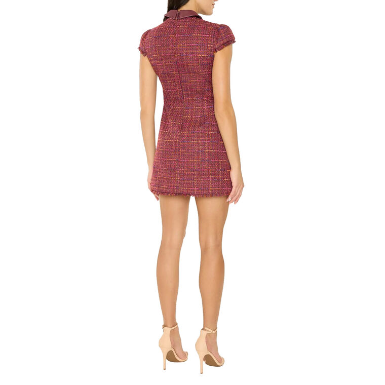 Riello Short Sleeve Collared Mini Dress image number null