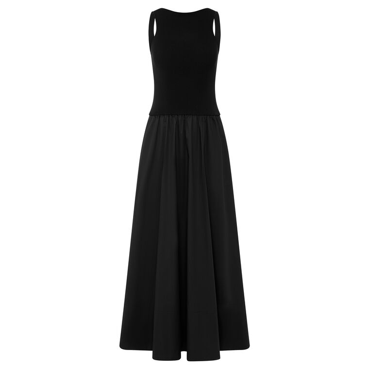 Bateau Cut Out Dress image number null