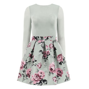 Chara Long Sleeve Party Dress
