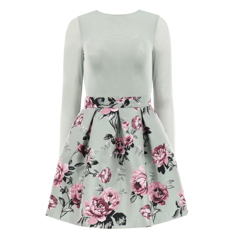 Chara Long Sleeve Party Dress image number null