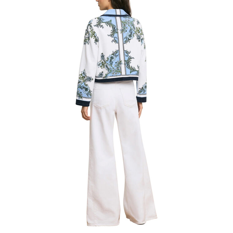 Novelle Long Sleeve Terry Button-Down Shirt image number null