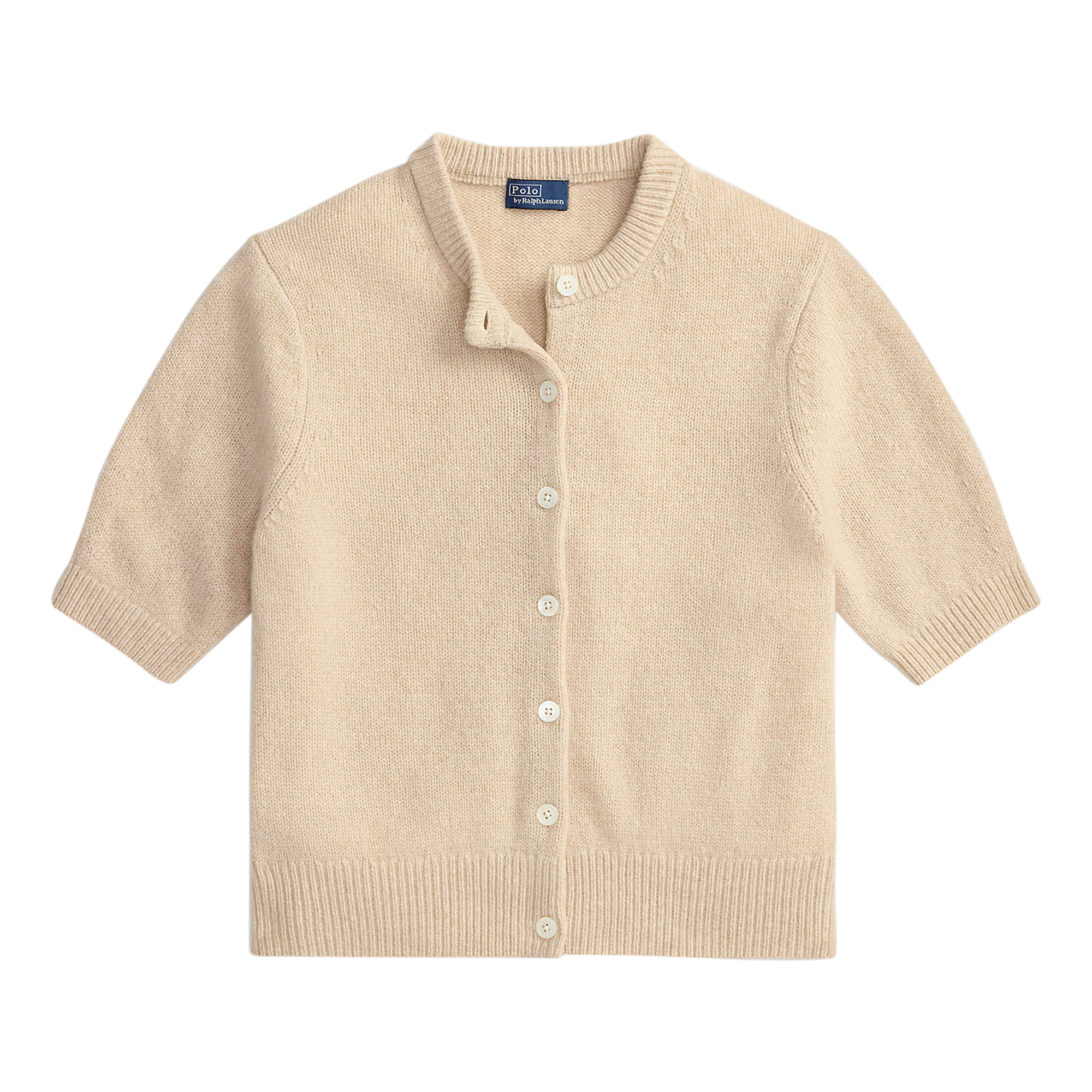 Short Sleeve Cashmere Cardigan