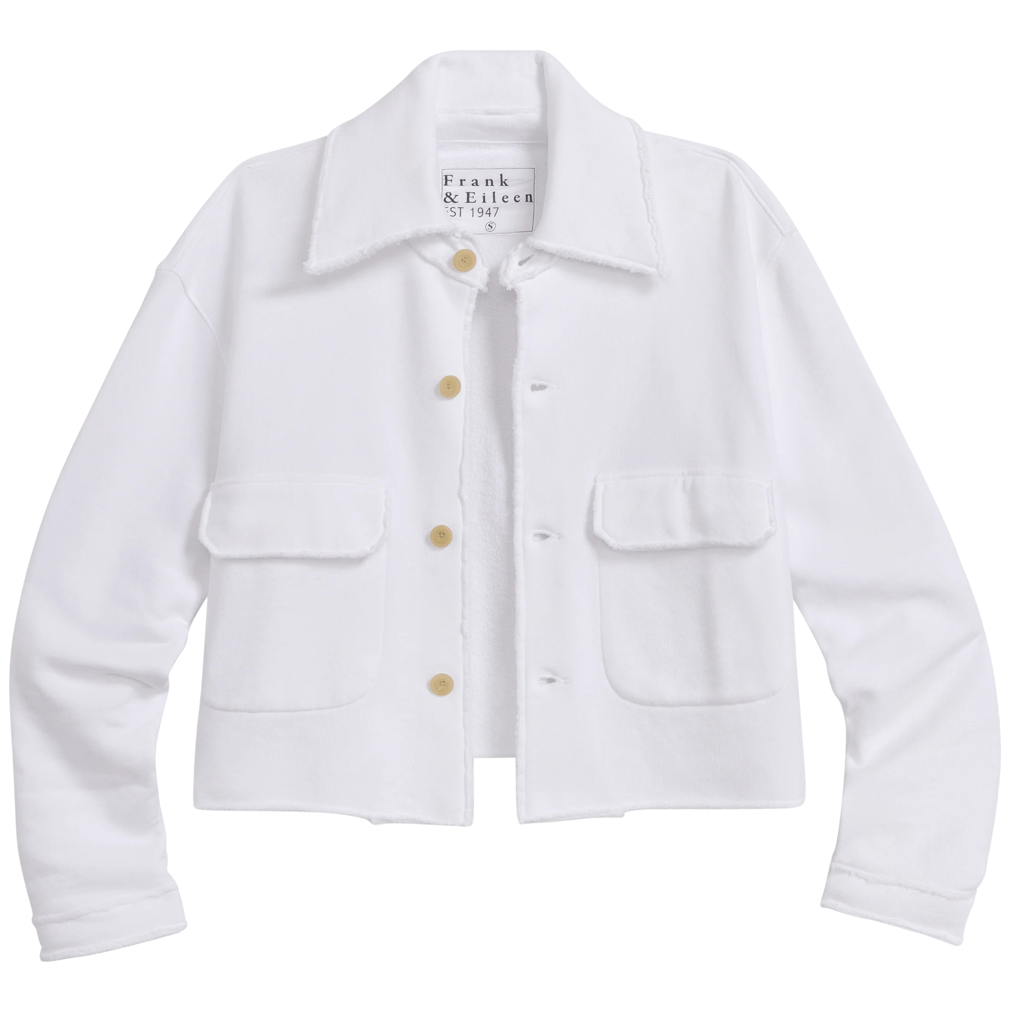 Rowan Cropped Sweatshirt Utility Jacket
