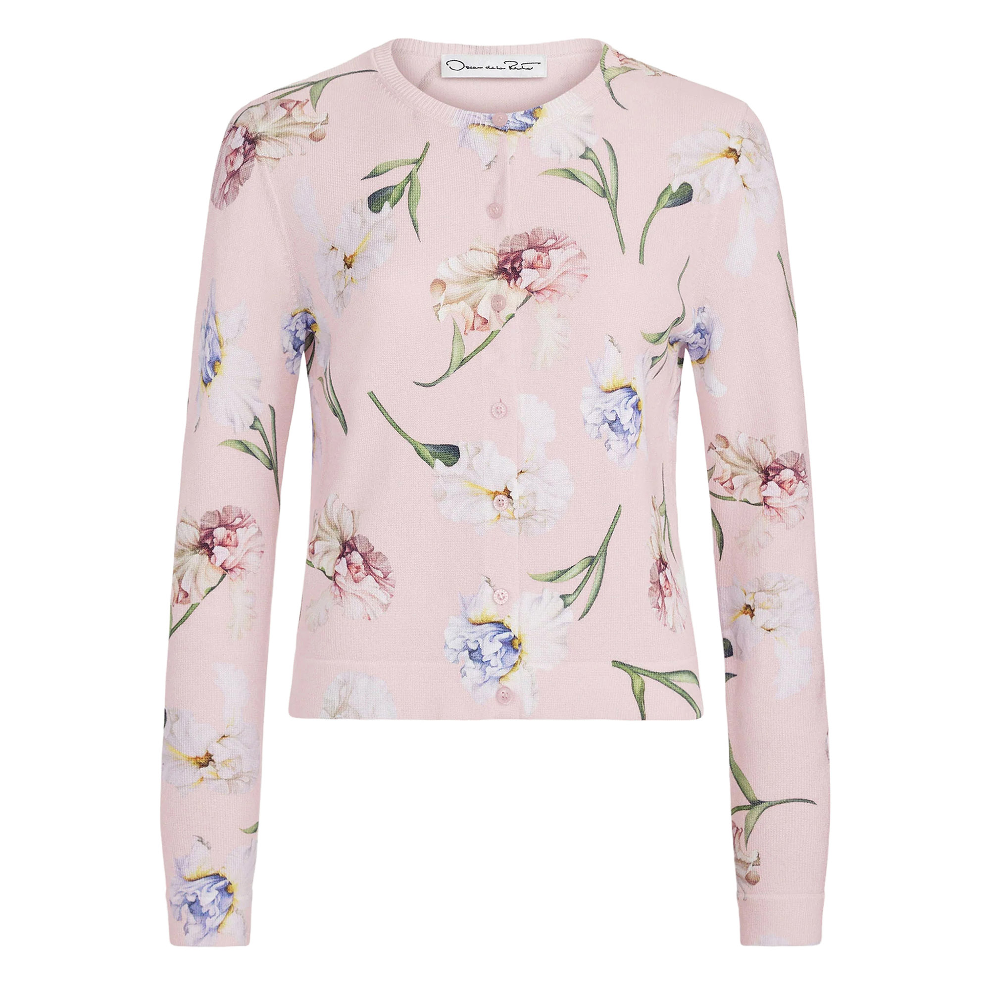 Painted Iris Printed Twinset Cardigan