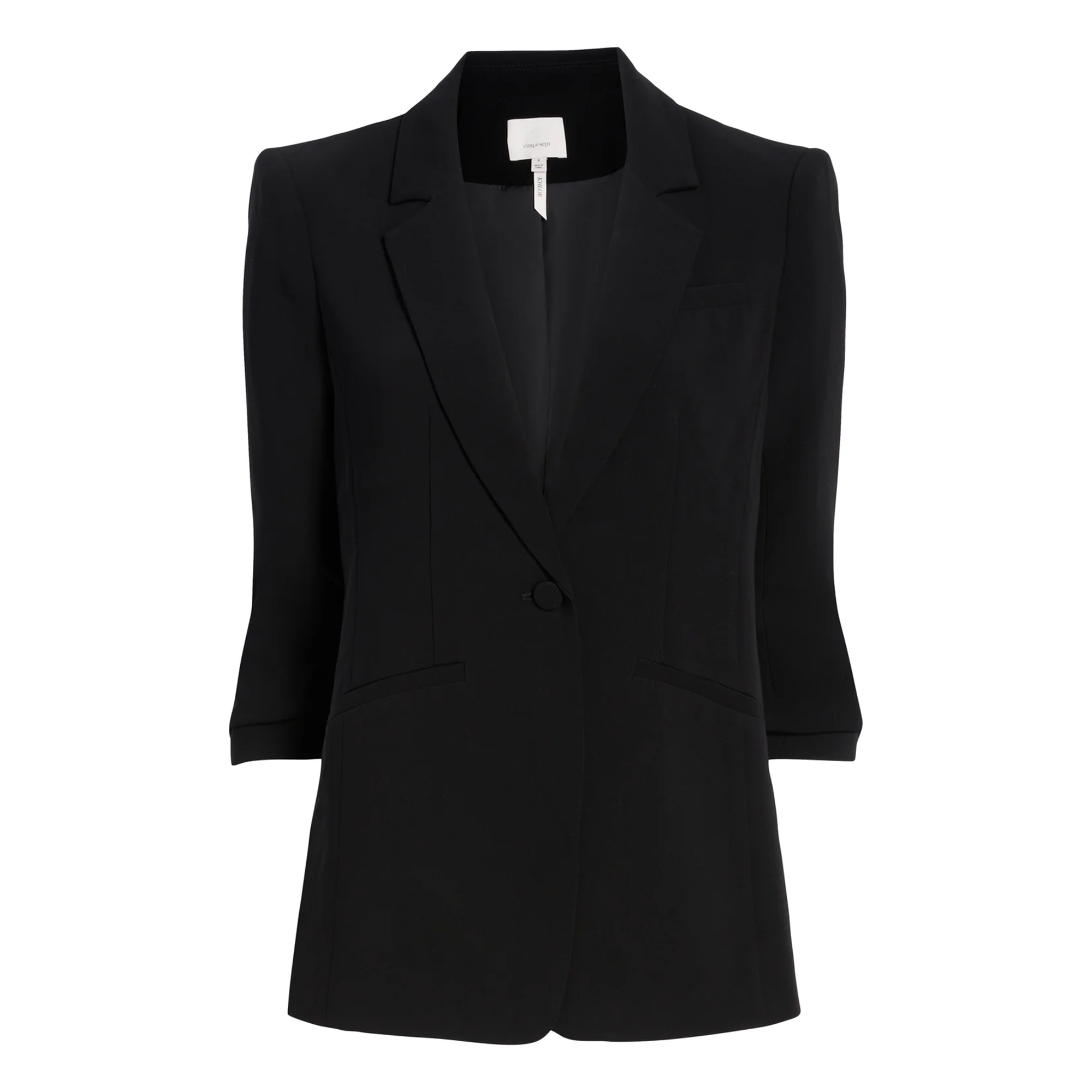Crepe Khloe 3/4 Sleeve Blazer