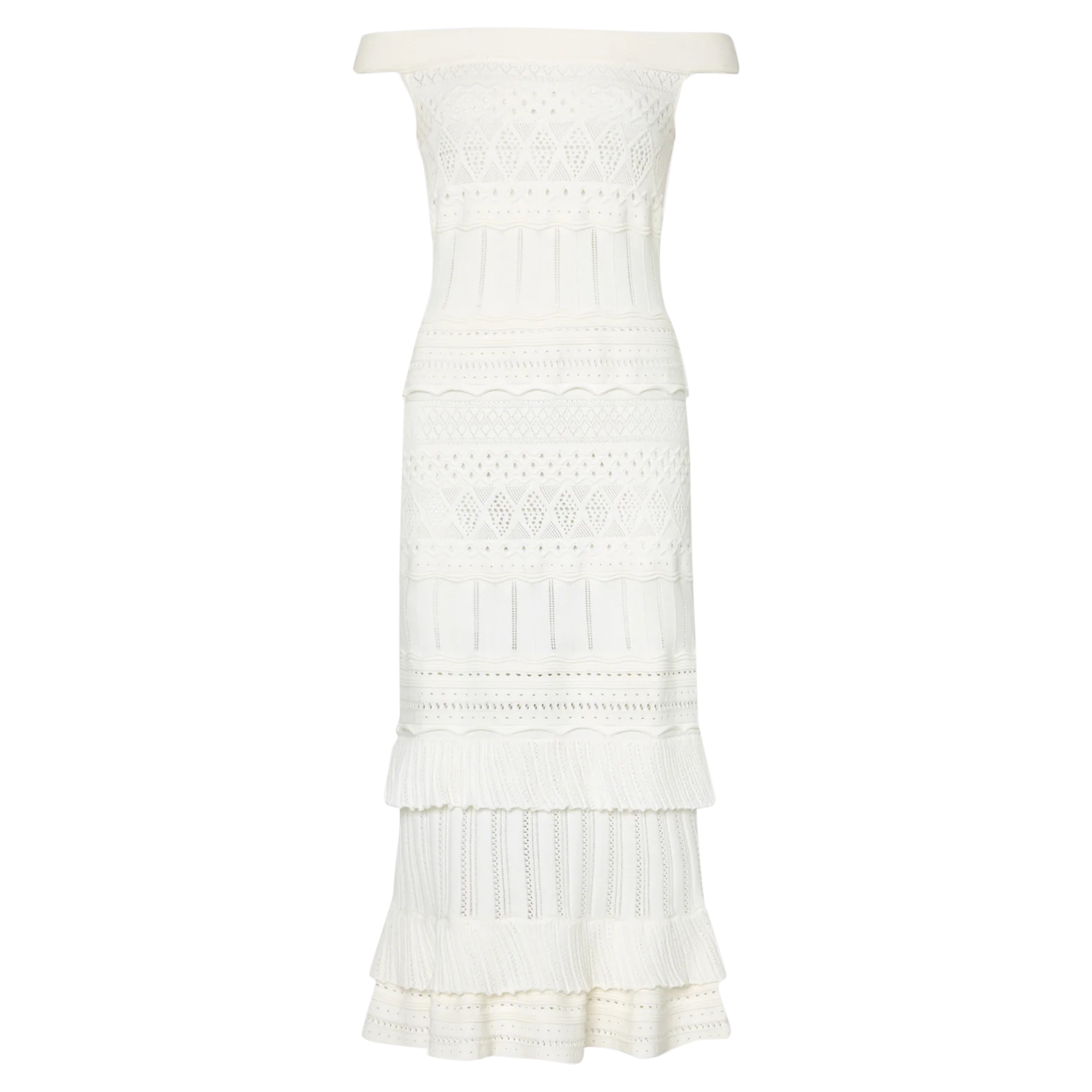 Maven Ruffle Midi Dress