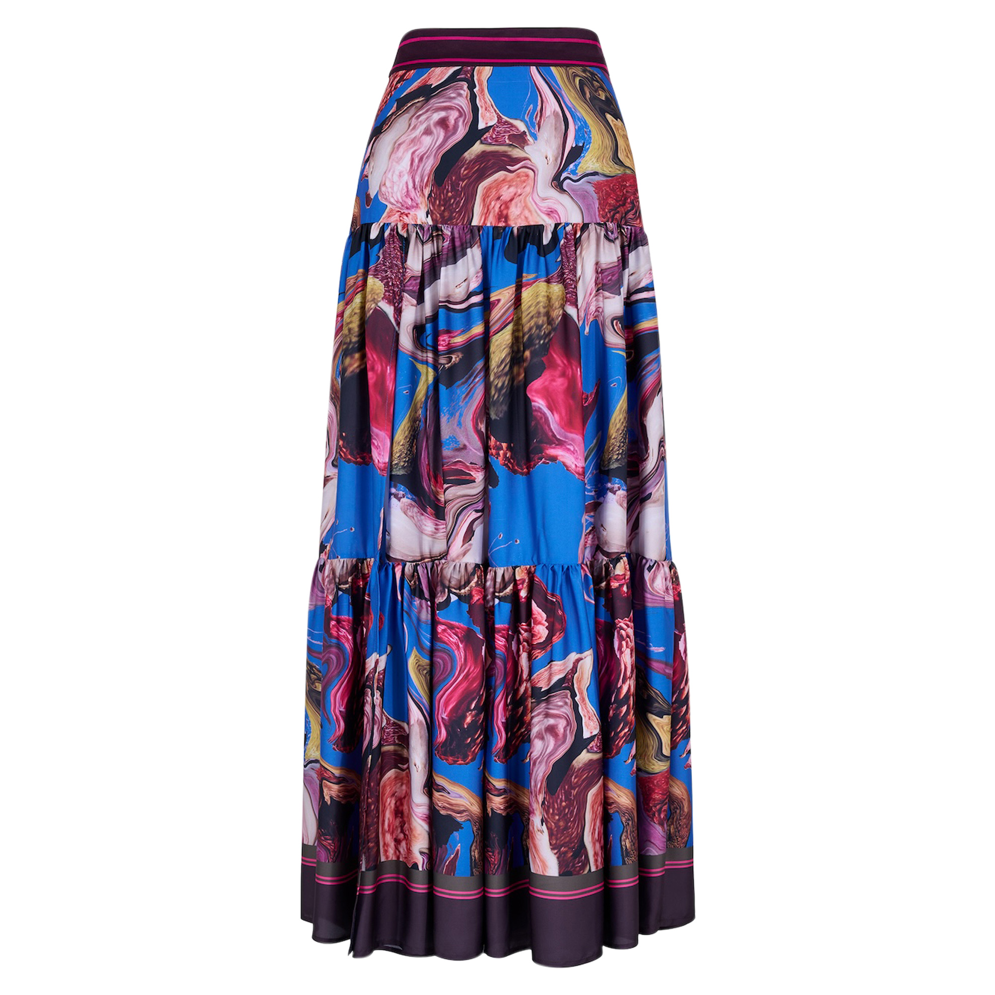 Tuna Tiered Maxi Skirt