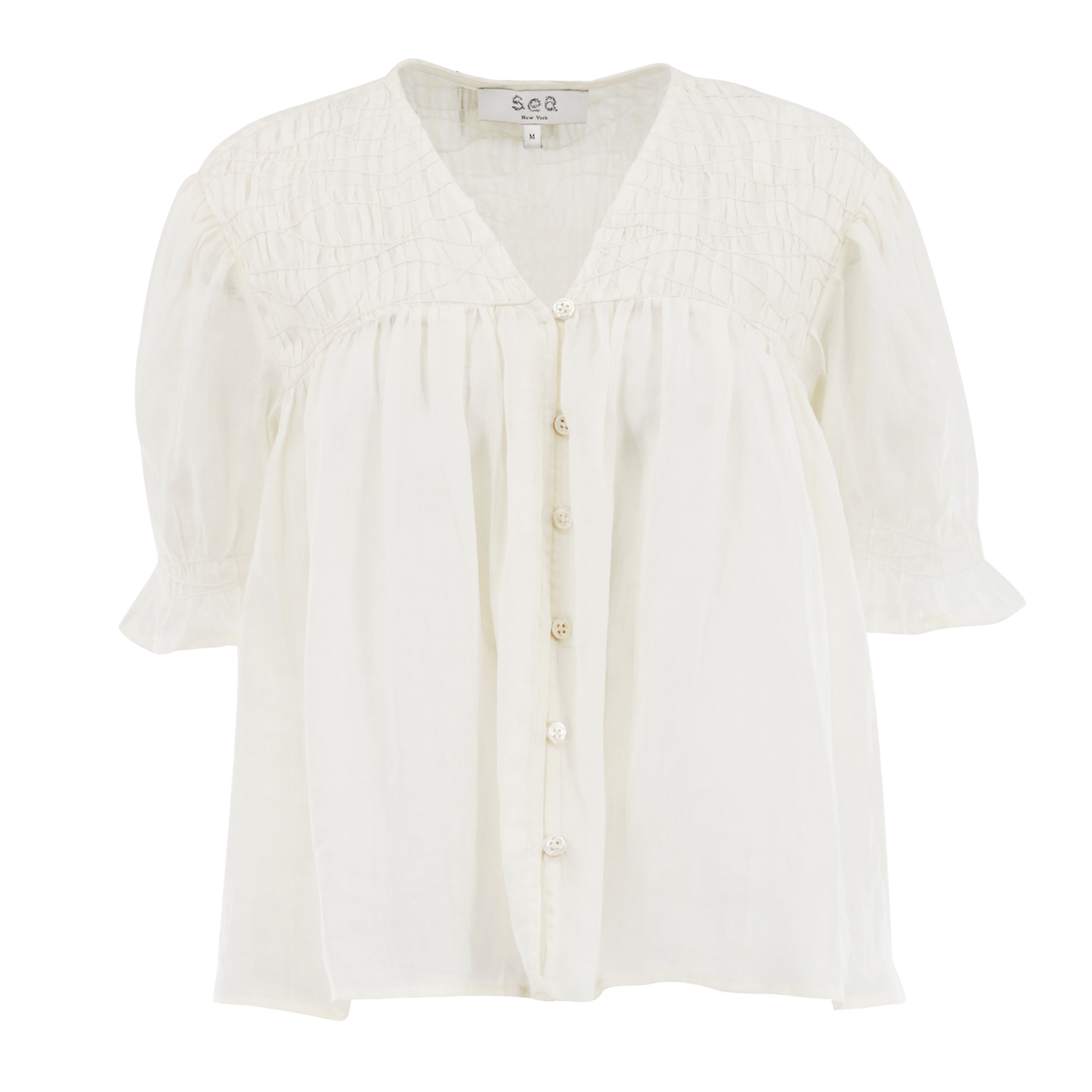 Imogen Solid Short Sleeve Top