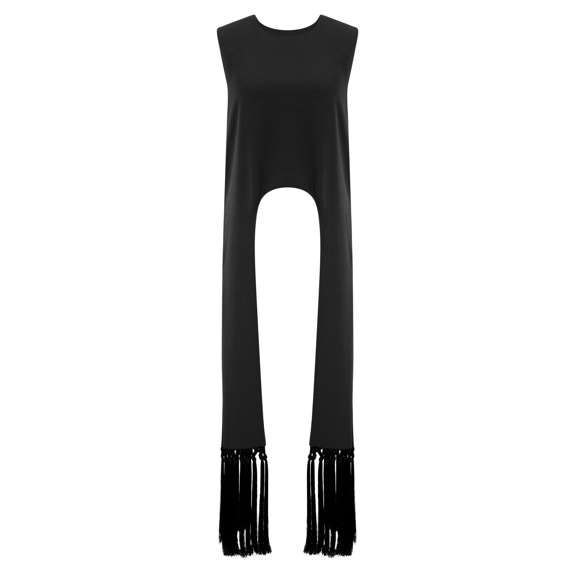 Rennes Sleeveless Elongated Overlay Top