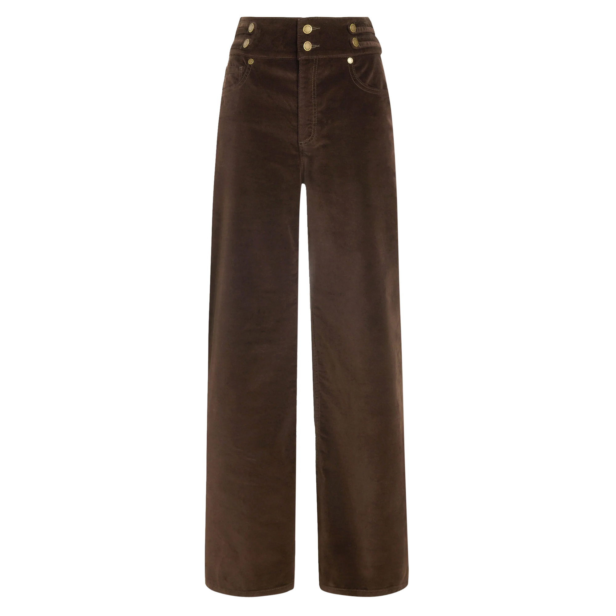 Liv Velveteen High-Rise Wide Leg Jean