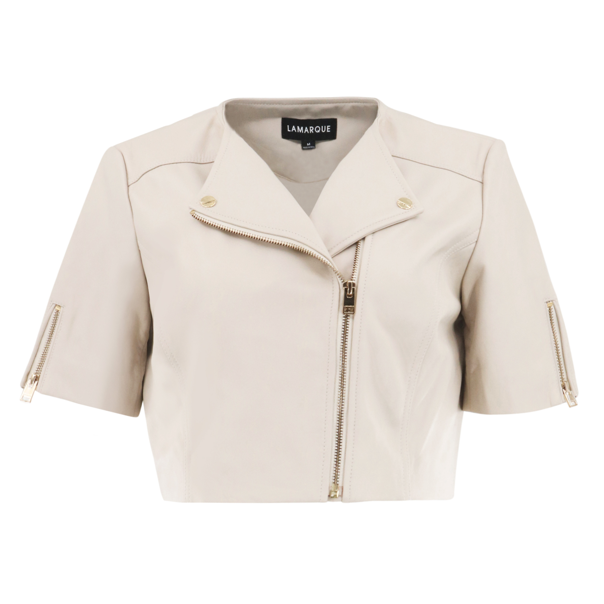 Kirsi Cropped Biker Jacket