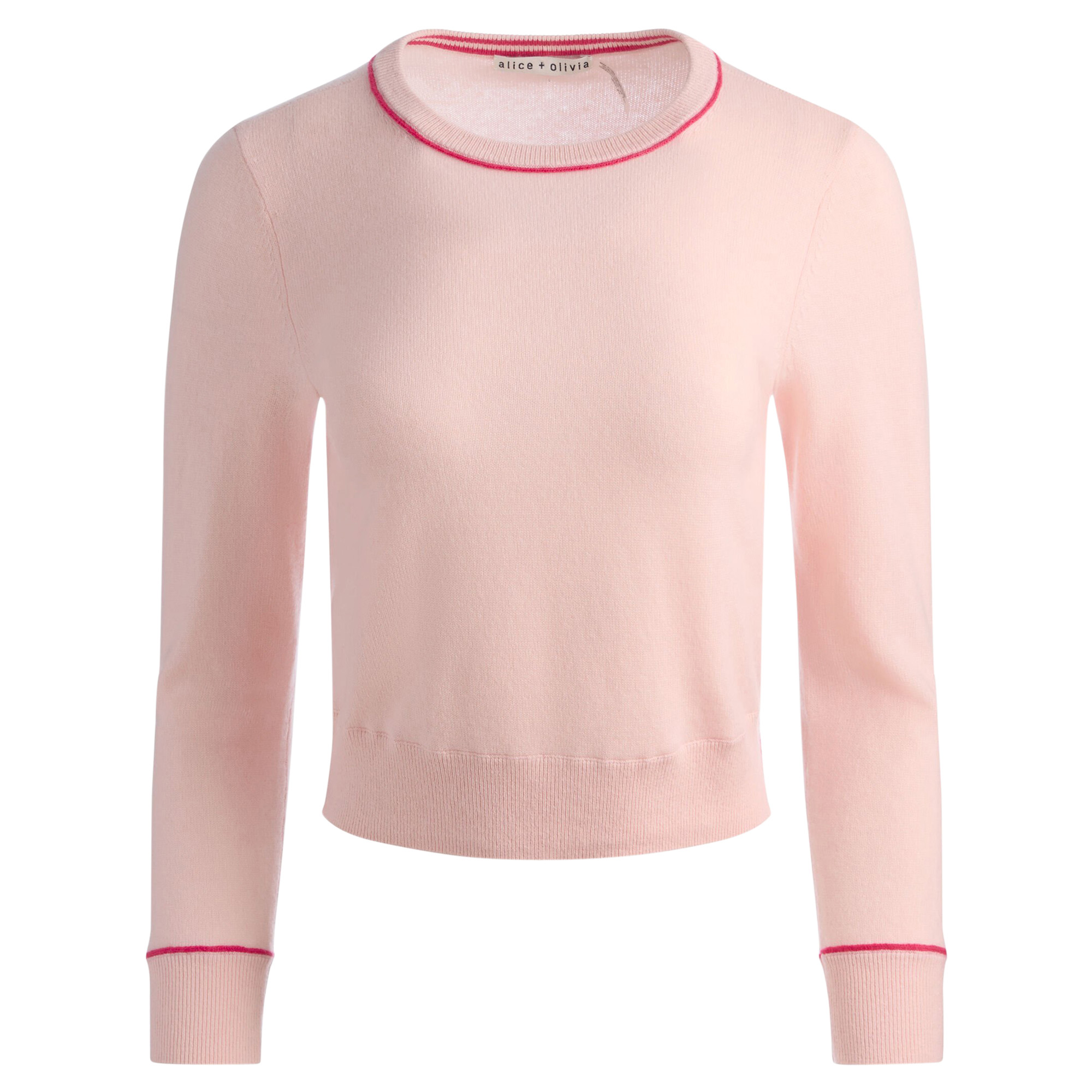 Carolann Long Sleeve Cashmere Crew Neck Pullover