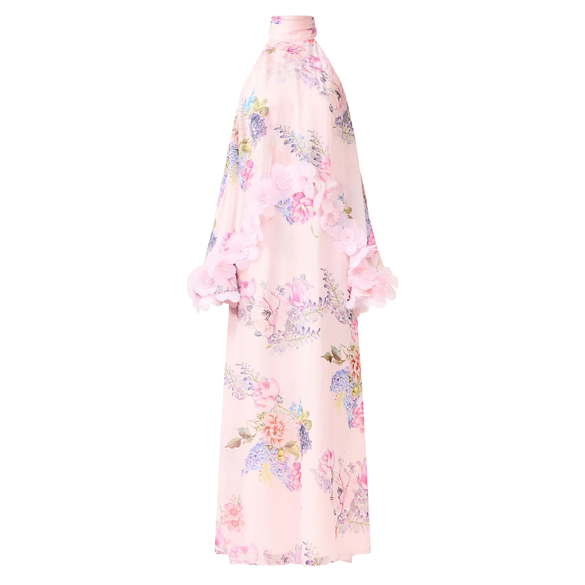 Millie Tiered Halterneck Gown