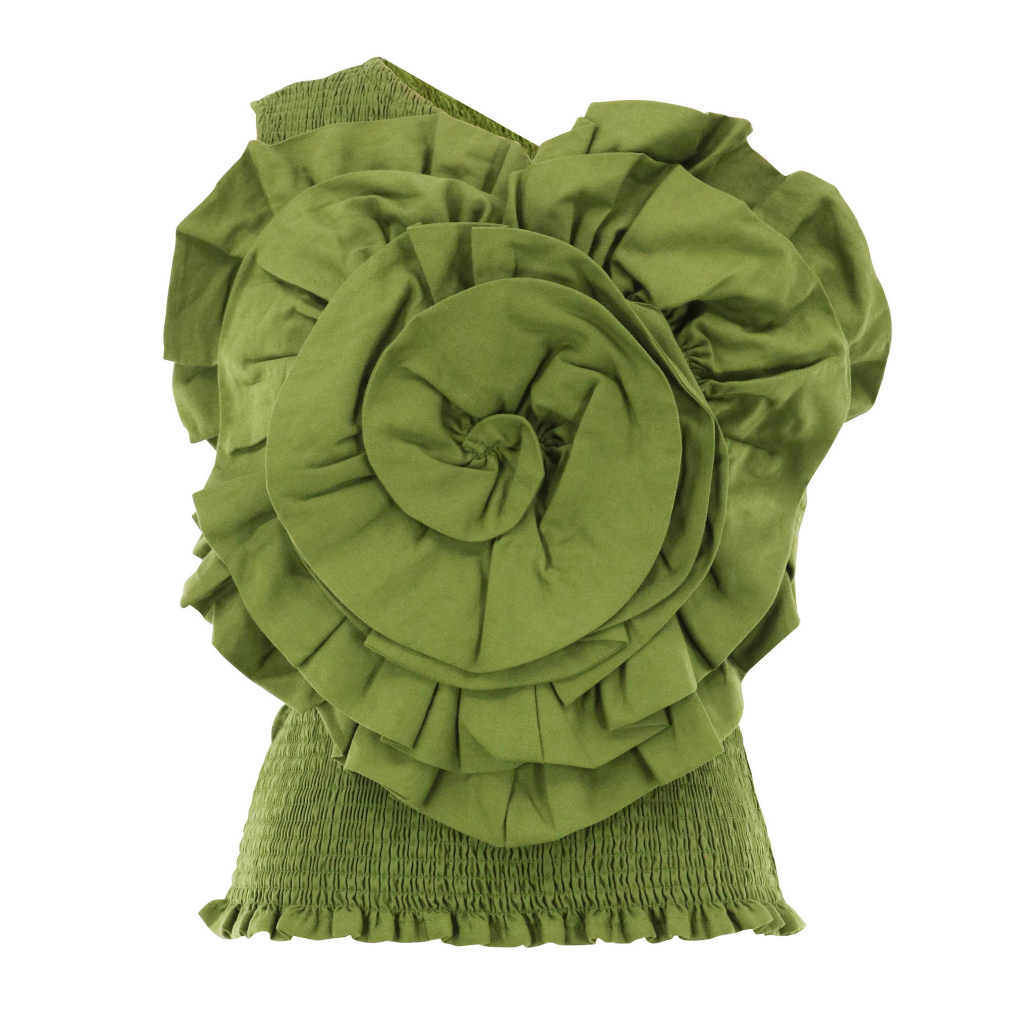 One Shoulder 3D Detail Blouse